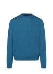 MAERZ Muenchen Pullover Rundhals Hellblau/Blau/Türkis