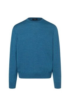 MAERZ Muenchen Pullover Rundhals Hellblau/Blau/Türkis MAERZ Muenchen Pullover Rundhals Hellblau/Blau/Türkis