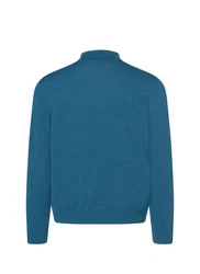 MAERZ Muenchen Strickpullover Hellblau/Blau/Türkis