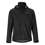 Marmot Funktionsjacke Men's PreCip Eco Jacket Schwarz/Lila/Dunkelrot