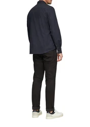 s.Oliver Langarmhemd Regular Fit Dunkelblau
