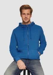 s.Oliver Allwetterjacke Hoodie mit Logo-Print 