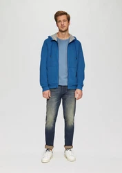 s.Oliver Allwetterjacke Hoodie mit Logo-Print 