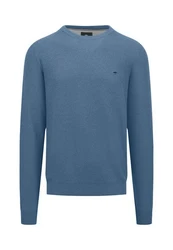 FYNCH-HATTON Strickpullover O-Neck Structure 
