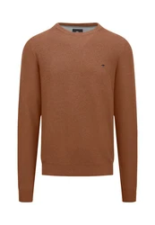 FYNCH-HATTON Strickpullover O-Neck Structure 