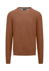 FYNCH-HATTON Strickpullover O-Neck Structure 