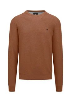 FYNCH-HATTON Strickpullover O-Neck Structure FYNCH-HATTON Strickpullover O-Neck Structure