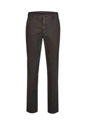 Club of Comfort Chinohose GARVEY Khaki/Dunkelbraun/Grau