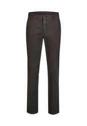 Club of Comfort Chinohose GARVEY Khaki/Dunkelbraun/Grau