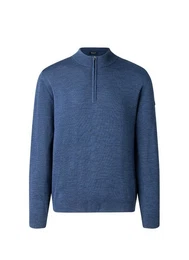 Strickpullover MAERZ / He.Pullover / Pullover Stehkragen Zip 1/1 Arm