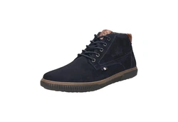bugatti Schnürstiefel Dunkelblau/Hellblau