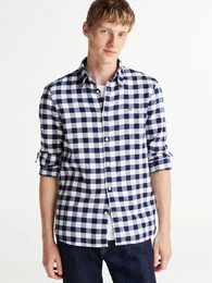 Langarmhemd BRUSHED GINGHAM SF SHIRT modisch kariert
