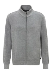 Pierre Cardin Strickjacke StrKrgRV Hellgrau/Grau/Dunkelgrau