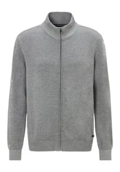 Pierre Cardin Strickjacke StrKrgRV Hellgrau/Grau/Dunkelgrau