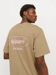 JACK & JONES T-Shirt 'JJEBradley' khaki/rosa/weiß