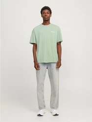 JACK & JONES T-Shirt 'JJEBradley' Grün/Hellgrün/Dunkelgrün