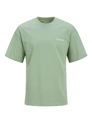 JACK & JONES T-Shirt 'JJEBradley' Grün/Hellgrün/Dunkelgrün