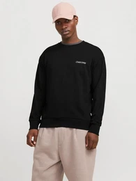 Sweatshirt JJEBRADLEY GRAPHIC SWEAT CREW NOOS mit Front und Back Print
