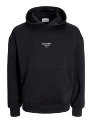 Jack & Jones Kapuzensweatshirt JJEURBAN EDGE STUDIO SWEAT HOOD NOOS Schwarz