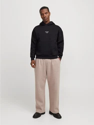 Jack & Jones Kapuzensweatshirt JJEURBAN EDGE STUDIO SWEAT HOOD NOOS Schwarz