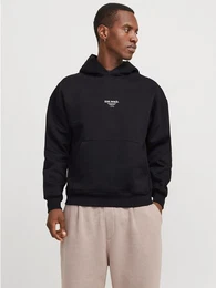 Kapuzensweatshirt JJEURBAN EDGE STUDIO SWEAT HOOD NOOS mit Front und Back Print