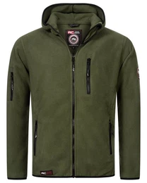 Fleecejacke Herren Jacke mit Kapuze H-390