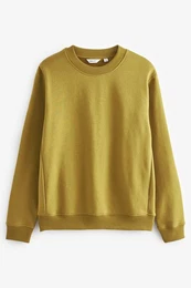 Sweatshirt Sweatshirt mit Rundhalsausschnitt (1-tlg)