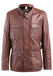 Lederjacke MQ-45438 im sportlichen Look