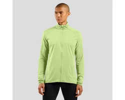 Odlo Laufjacke Grün/Hellgrün/Neonfarben