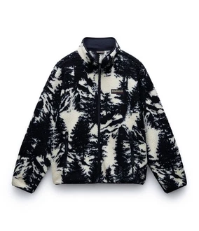 Napapijri Fleecejacke ARGIENT Relaxed Fit Dunkelblau/Lila