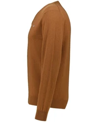 Gant Strickpullover Superfine Lambswool V-Neck Orange/Braun