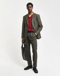 Gant Strickpullover Superfine Lambswool V-Neck PLUMPED RED