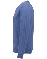 Gant Strickpullover Superfine Lambswool V-Neck Hellblau/Blau/Dunkelblau