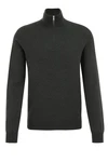 WE Fashion Sweater Dunkelgrau/Grau/Dunkelgrün
