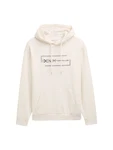 TOM TAILOR Denim Sweatshirt Hoodie Regular Fit Beige/Grau