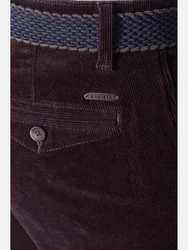 Babista Chinos Cordhose BABESTINI Dunkelrot/Bordeaux