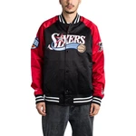 Mitchell & Ness Collegejacke NBA Lightweight Satin Jacket Rot/Schwarz/Rosa/Grau/Orange
