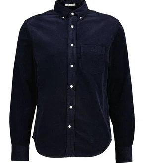 Gant Langarmhemd Regular Fit Dunkelblau/Blau/Hellblau