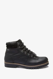 Wasserfeste Lederstiefel mit Profilsohle Stiefel (1-tlg)
