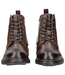 Jeep Stiefelette Schnürstiefelette Dunkelbraun/Braun