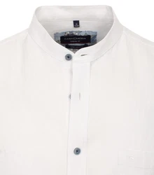 CASAMODA Langarmhemd Freizeithemd uni Weiß/Creme