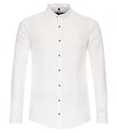 CASAMODA Langarmhemd Freizeithemd uni Weiß/Creme
