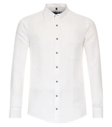 Langarmhemd Freizeithemd uni