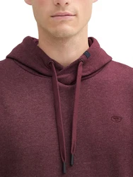 TOM TAILOR Sweatshirt Hoodie in Melange Optik 