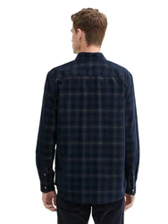 TOM TAILOR Hemd Hellblau/Dunkelblau/Blau