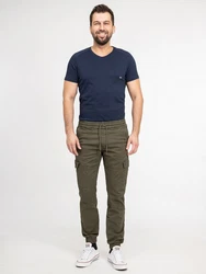 Rock Creek Cargohose H-384 Dunkelgrün/Khaki