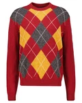 Gant Strickpullover Dunkelrot/Mischfarben/Bordeaux/Rot