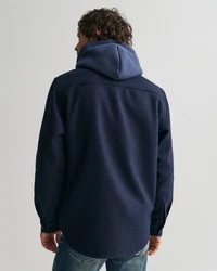 Gant Langarmhemd Overshirt Regular Fit Dunkelblau/Blau/Hellblau