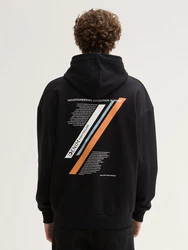 TOM TAILOR Denim Sweatshirt Hoodie Schwarz