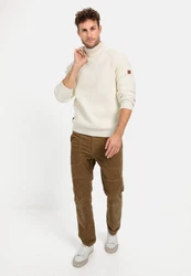 camel active Rollkragenpullover Creme/Weiß/Beige/Khaki